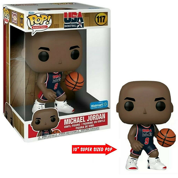 Michael Jordan #117 - USA Basketball Funko Pop! Basketball [10-Inch Walmart Exclusive]