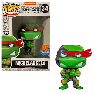 Michelangelo #34 - Teenage Mutant Ninja Turtles Funko Pop! Comics [Px Exclusive]