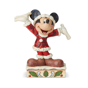 Mickey Christmas - Disney Traditions Tis a Splendid Season Statue