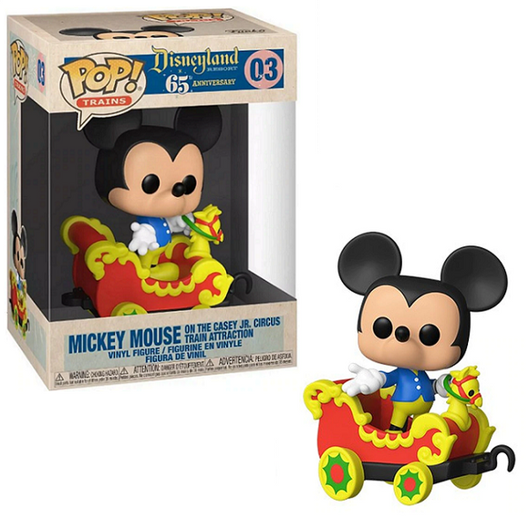 Mickey Mouse on the Casey JR Circus Train Attraction #03 - Disneyland Resort 65th Funko Pop! Trains