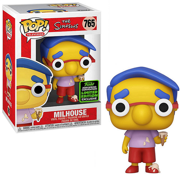 Milhouse #765 - The Simpsons Funko Pop! TV [2020 ECCC Spring Convention Exclusive]