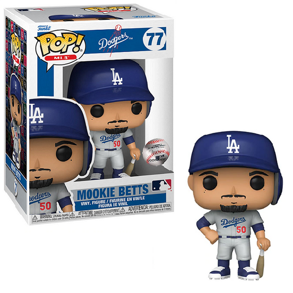 Mookie Betts #77 - Dodgers Funko Pop! MLB [Alt Jersey]