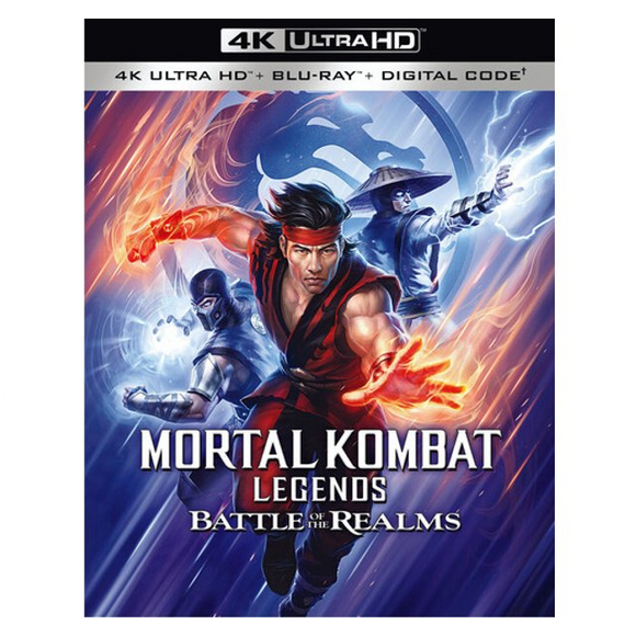 Mortal Kombat Legends Battle of the Realms [4K Ultra HD Blu-ray/Blu-ray] [2021]