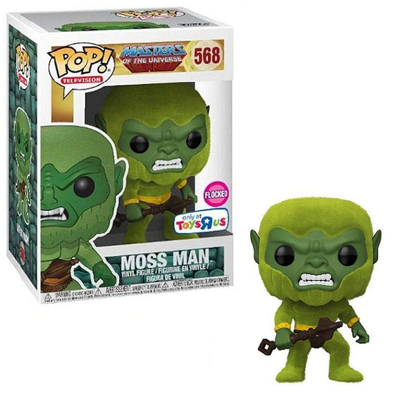Moss Man #568 - Masters of the Universe Funko Pop! TV [Flocked Toys R Us Exclusive]