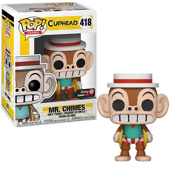 Mr Chimes #418 - Cuphead Funko Pop! Games [Game Stop Exclusive]