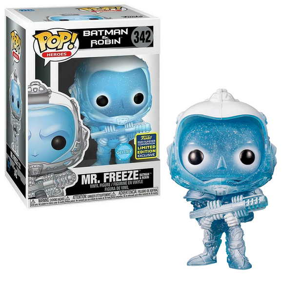 Mr Freeze #342 - Batman and Robin Funko Pop! Heroes [Glitter SDCC 2020 Summer Convention Exclusive]