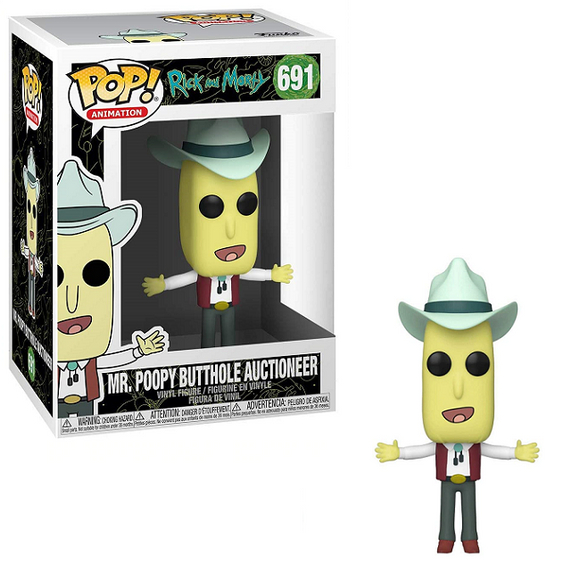 Mr Poopy Butthole Auctioneer #691 – Rick and Morty Pop! Animation Vinyl Figure