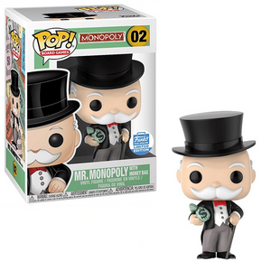Mr Monopoly With Money Bag #02 - Monopoly Funko Pop! Board Games [Funko Limited Edition]