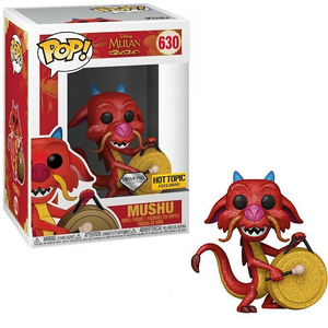 Mushu #630 – Mulan Funko Pop! [Diamond Hot Topic Exclusive]