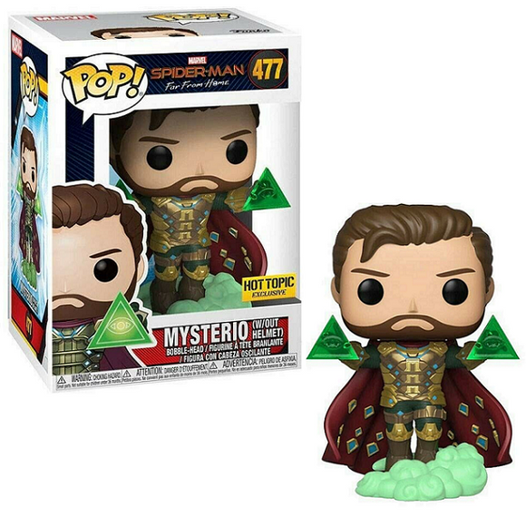 Mysterio #477 - Spider-Man Far From Home Funko Pop! [Without Helmet] [Hot Topic Exclusive]