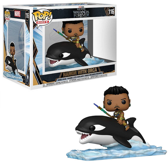 Namor with Orca #116 - Black Panther Wakanda Forever Funko Pop! Rides
