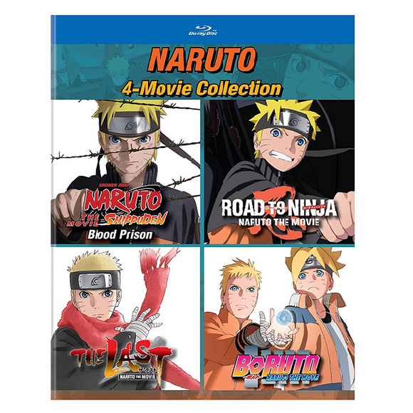 Naruto 4-Movie Collection [Blu-ray] [New & Sealed]