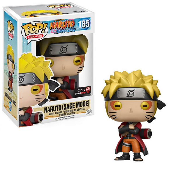 Naruto #185 - Naruto Shippuden Funko Pop! Animation [Sage Mode] [GameStop Exclusive]