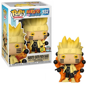 Naruto #932 – Naruto Shippuden Funko Pop! Animation [Six Path Sage] [GITD Specialty Series] [Minor Box Damamge]
