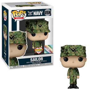 Navy Sailor Female #USN - Navy Funko Pop! Navy [Caucasian Camo Uniform]