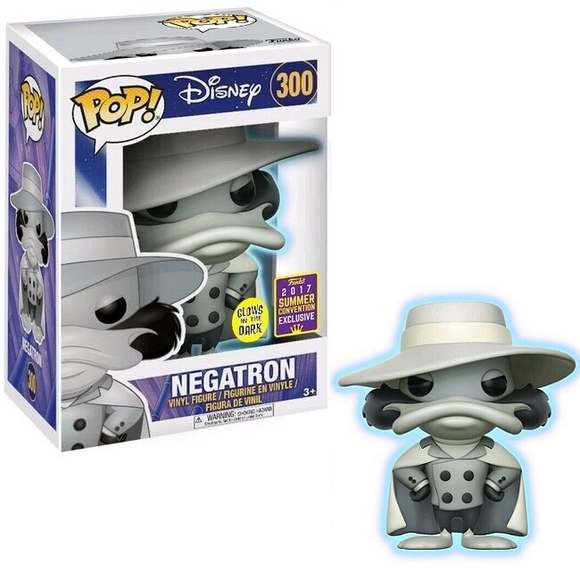 Negatron #300 - Darkwing Duck Funko Pop! [Gitd 2017 Summer Convention Exclusive]