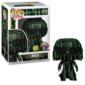 Neo #1172 - The Matrix Funko Pop! Movies [Gitd Special Edition]