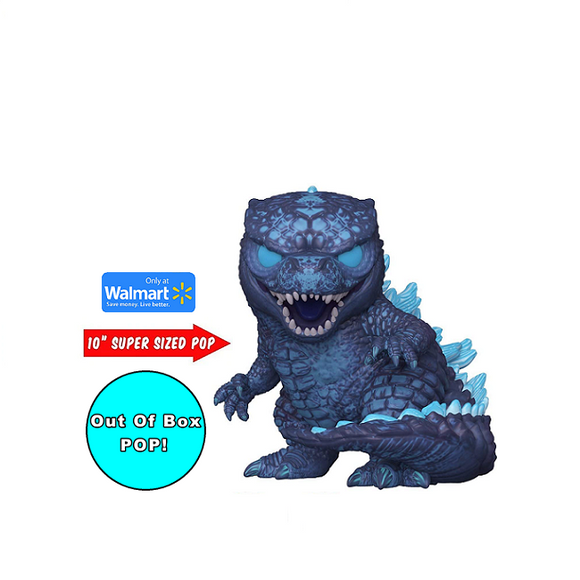 Neon City Godzilla #1015 – Godzilla vs Kong Funko Pop! Movies [10-inch Walmart Exclusive] [OOB]