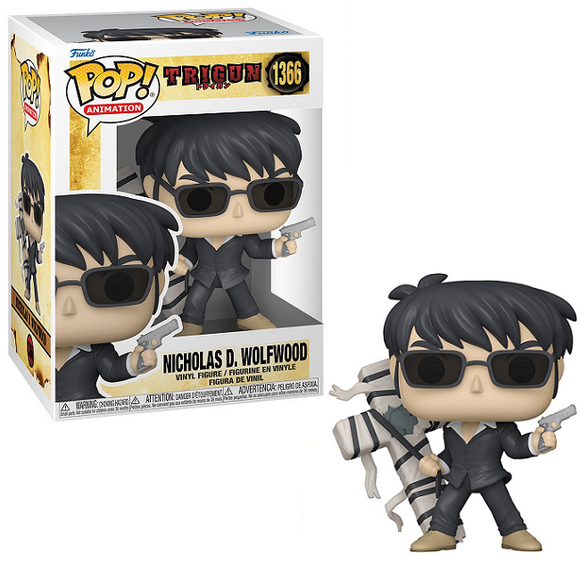 Nicholas D Wolfwood #1366 - Trigun Funko Pop! Animation