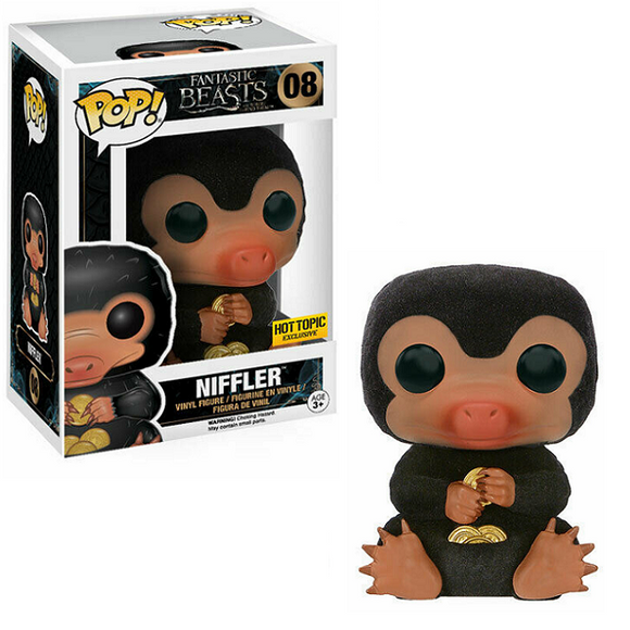 Niffler #08 - Fantastic Beasts Funko Pop! [Flocked Hot Topic Exclusive]