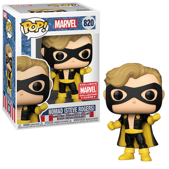 Nomad Steve Rogers #820 – Marvel Funko Pop! [Marvel Collector Corps Exclusive]