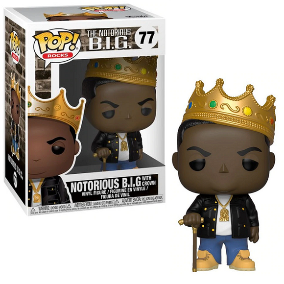Notorious BIG With Crown #77 - Notorious BIG Funko Pop! Rocks