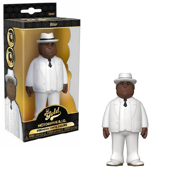 Notorious B.I.G. - Funko Gold 5-Inch [White Suit]