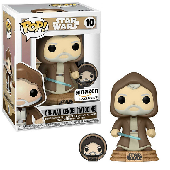 Obi-Wan Kenobi #10 - Star Wars Funko Pop! [Tatooine] [Amazon Exclusive w/ Pin]