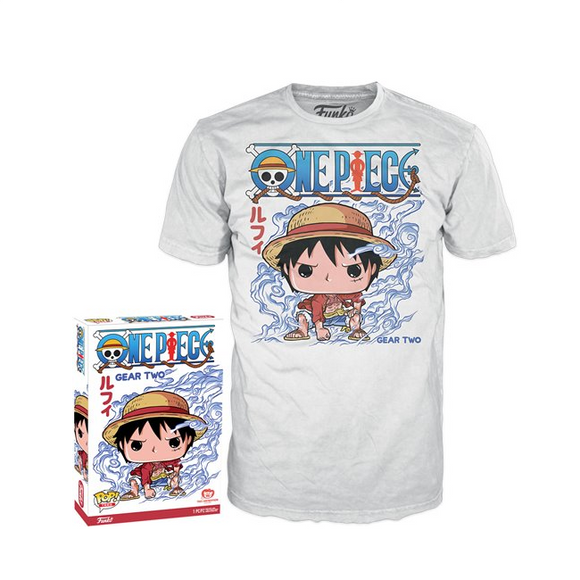 One Piece - Gear Two Boxed Funko Pop! Tee [Size-2XL]