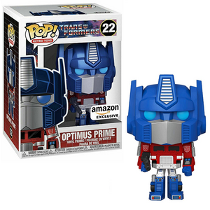 Optimus Prime #22 - Transformers Funko Pop! Retro Toys [Metallic Amazon Exclusive]