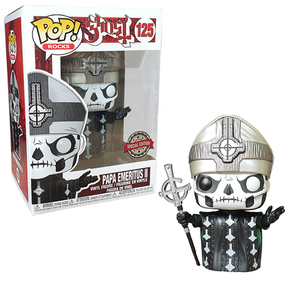Papa Emeritus II #125 - Ghost Funko Pop! Rocks [Special Edition]