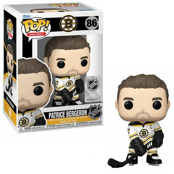 Patrice Bergeron #86 - Bruins Funko Pop! Hockey [Away]