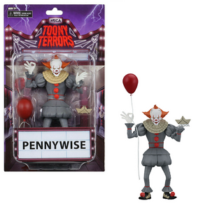 Pennywise – Toony Terrors 6-Inch Action Figure (IT 2017 Movie) [Non Mint]
