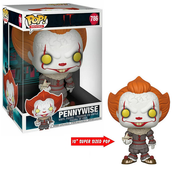 Pennywise  #786 – IT Funko Pop! Movies [10-Inch Minor Box Damage]