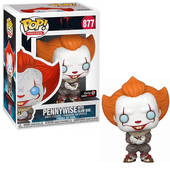 Pennywise with Glow Bug #877 - It 2 Funko Pop! Movies [Gamestop Exclusive]