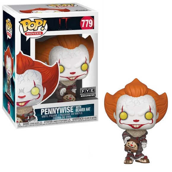 Pennywise With Beaver Hat #779 - IT 2 Funko Pop! Movies [FYE Exclusive]