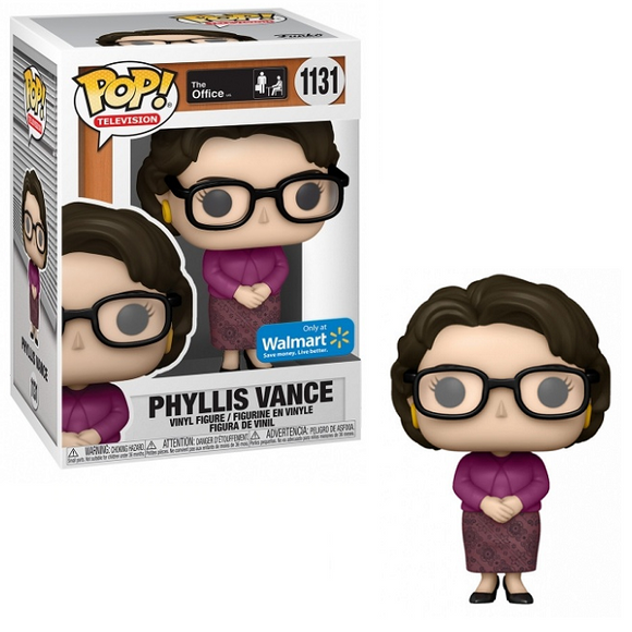 Phyllis Vance #1131 – The Office Funko Pop! TV [WalMart Exclusive]
