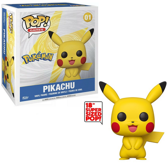 Pikachu #01 - Pokemon Funko Pop! Games [18-Inch]