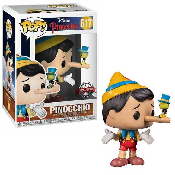 Pinocchio #617 - Pinocchio Funko Pop! [With Jiminy Cricket] [Special Edition]