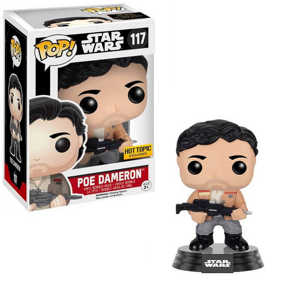 Poe Dameron #117 - Star Wars Funko Pop! [Hot Topic Exclusive]