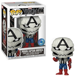 Poison Captain America #856 – Marvel Venom Funko Pop! [PIAB Exclusive]