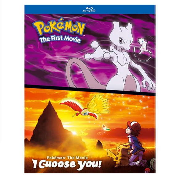 Pokemon The First Movie & Pokemon I Choose You! [Blu-ray] [New & Sealed]