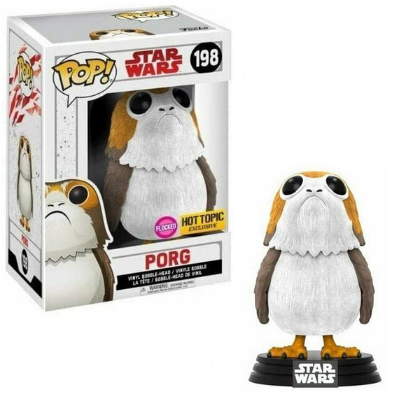 Porg #198 - The Last Jedi Funko Pop! [Flocked Hot Topic Exclusive]