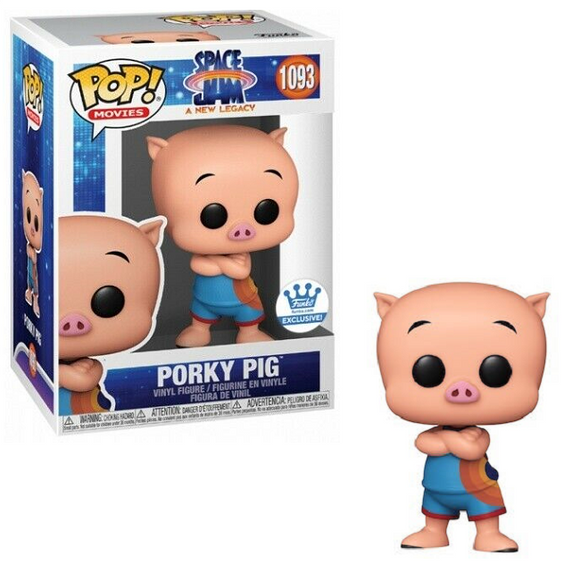 Porky Pig #1093 – Space Jam A New Legacy Funko Pop! Movies [Funko Exclusive] [Minor Box Damage]