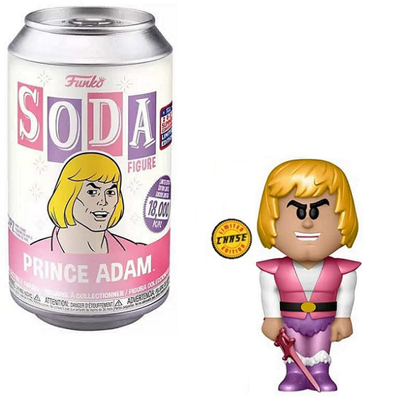 Prince Adam – He-Man Masters of the Universe Funko Soda [Metallic Chase Version Opened]