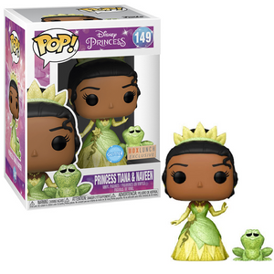 Princess Tiana & Naveen #149 - Disney Princess Funko Pop! [Glitter BoxLunch Exclusive]