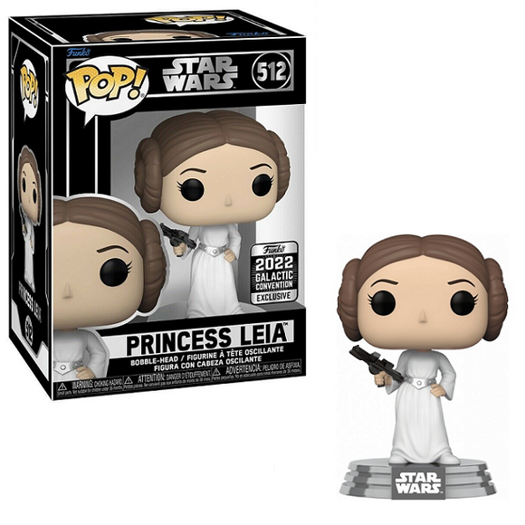 Princess Leia #512 - Star Wars Funko Pop! [2022 Galactic Convention Exclusive]