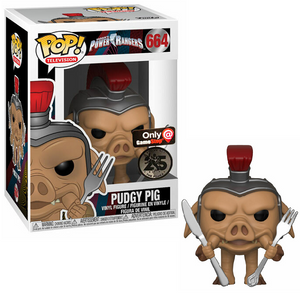 Pudgy Pig #664 – Power Rangers Funko Pop! TV [GameStop Exclusive]