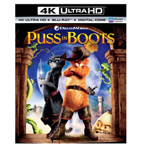 Puss in Boots [4K Ultra HD Blu-ray/Blu-ray] [2011] [No Digital Copy]