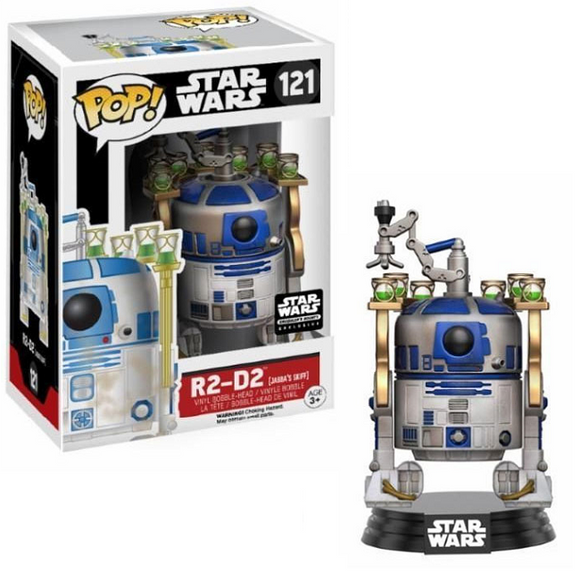R2-D2 #121 - Star Wars Funko Pop! [Jabbas Skiff] [Smugglers Bounty Exclusive]